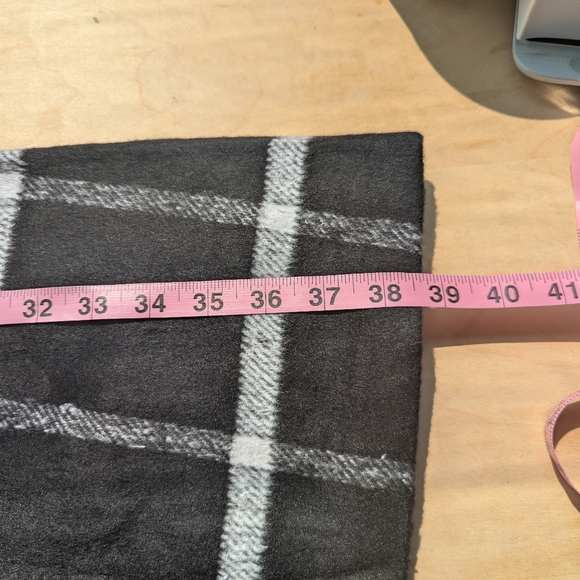 Plaid fall winter dress coat - Picture 12 of 14